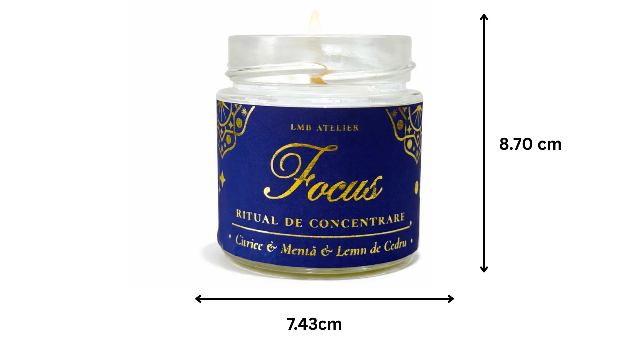 Lumanare FOCUS - Ritual de Concentrare