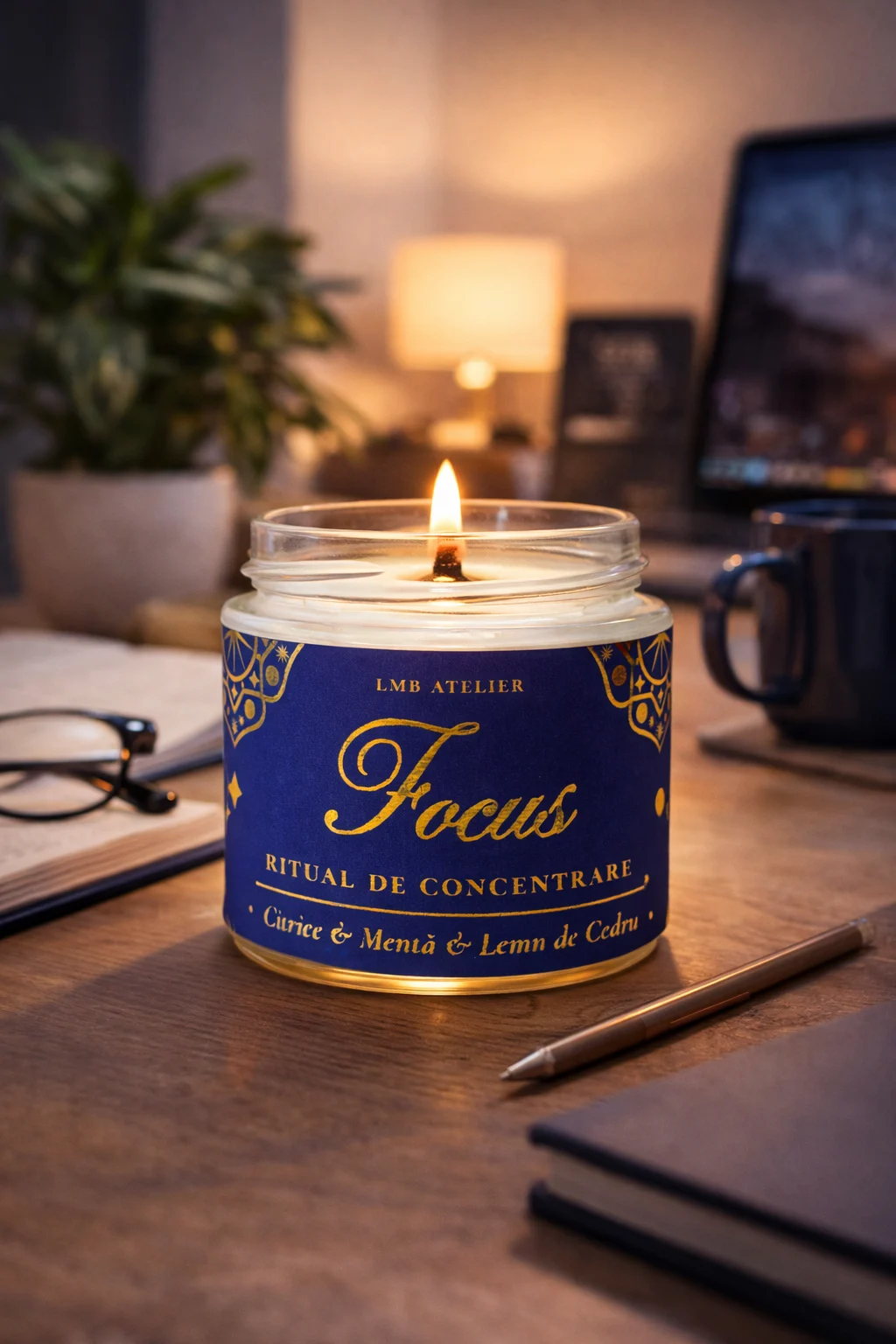 Lumanare FOCUS - Ritual de Concentrare