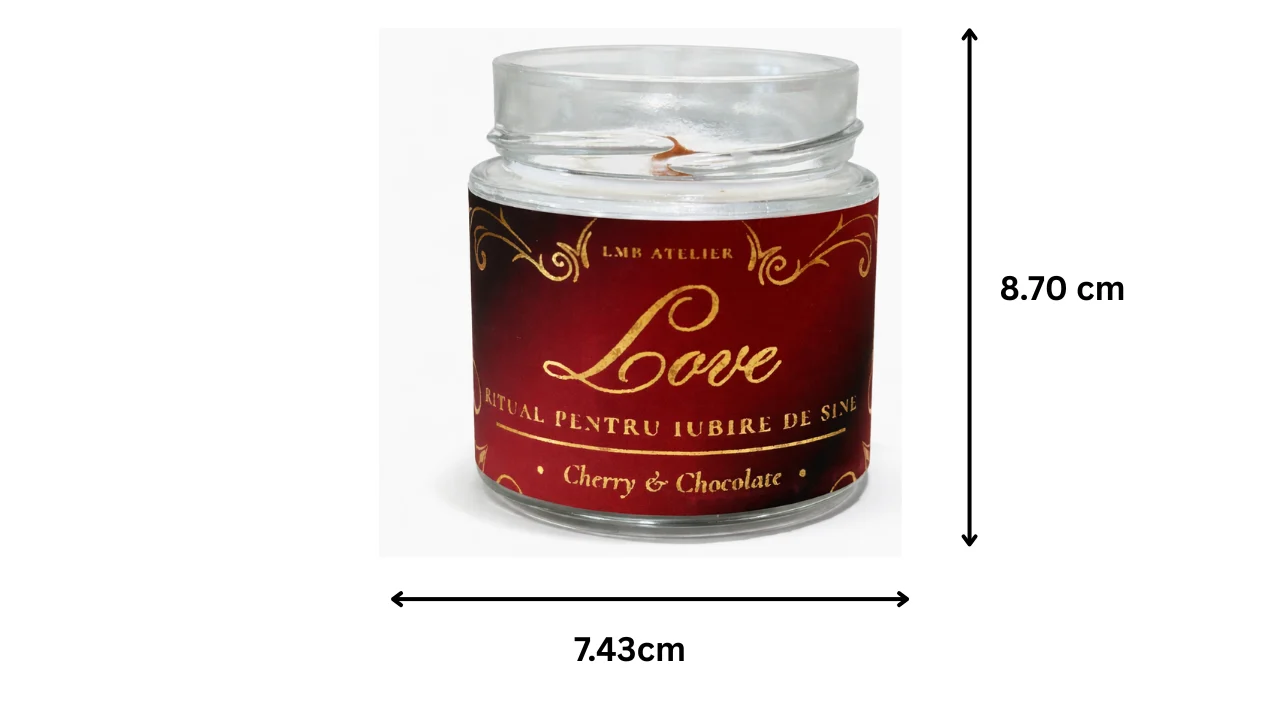 Lumanare LOVE - Ritual de iubire de sine