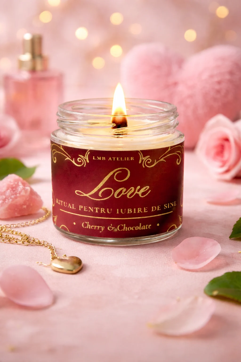 Lumanare LOVE - Ritual de iubire de sine